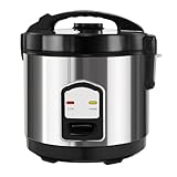 1 Liter Reiskocher Multikocher Aluminium 400 Watt Automatische Abschaltfunktion...