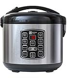 KitchenLove Reiskocher mit Dampfgarer 1,2L, Electric Rice Cooker Stainless Steel,...