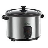 Russell Hobbs Reiskocher [1,8l] inkl. Dampfgarer -Einsatz (Warmhaltefunktion,...